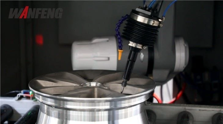 Llinell Gynhyrchu Deburring Robot ar gyfer Olwynion Alwminiwm